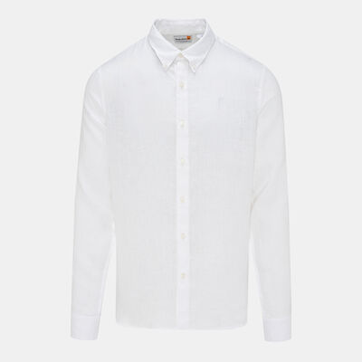 Timberland Men's Mill Brook Linen Shirt White