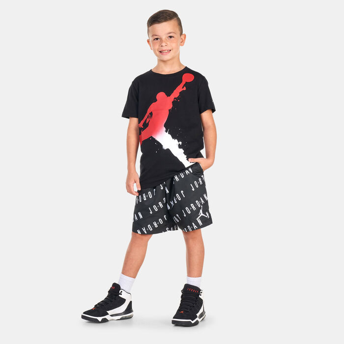 Nike Kids' Jumbo Jumpman Splash T-Shirt Black Nike Kids' Jumbo Jumpman Splash T-Shirt Black image number 2