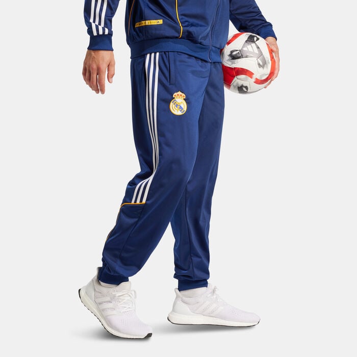 adidas Men's Real Madrid 99/00 Football Track Pants Blue adidas Men's Real Madrid 99/00 Football Track Pants Blue image number 0