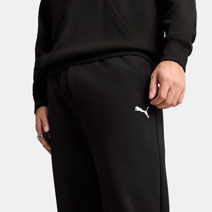 PUMA Men's Wardrobe Essentials Sweatpants Black image number 4