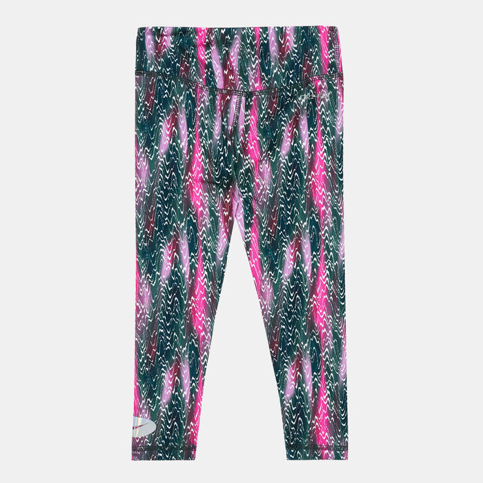 Nike Kids' Icon Clash Printed Leggings Pink image number 1