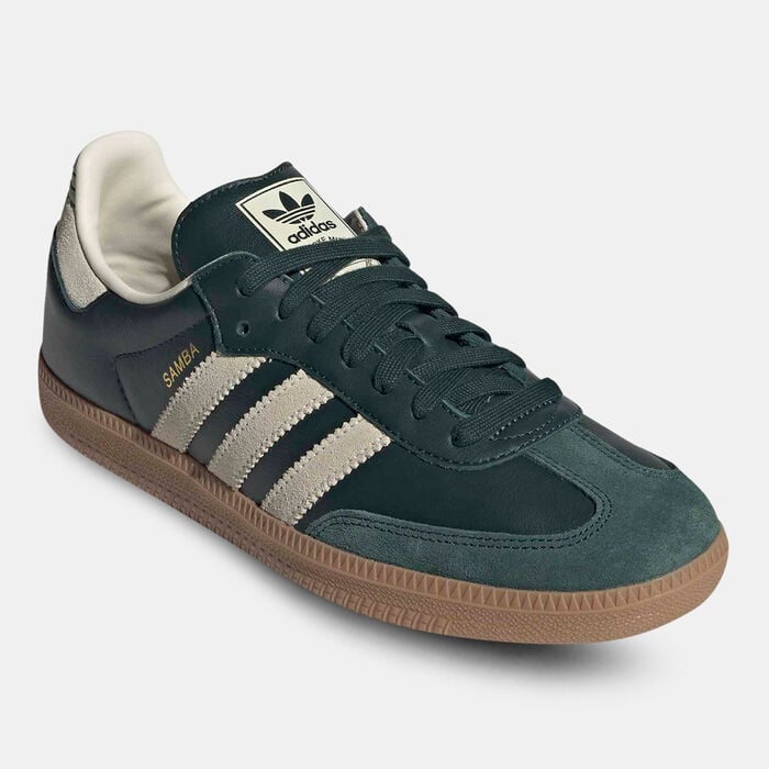 adidas Originals Men's Samba OG Shoes Green adidas Originals Men's Samba OG Shoes Green image number 3