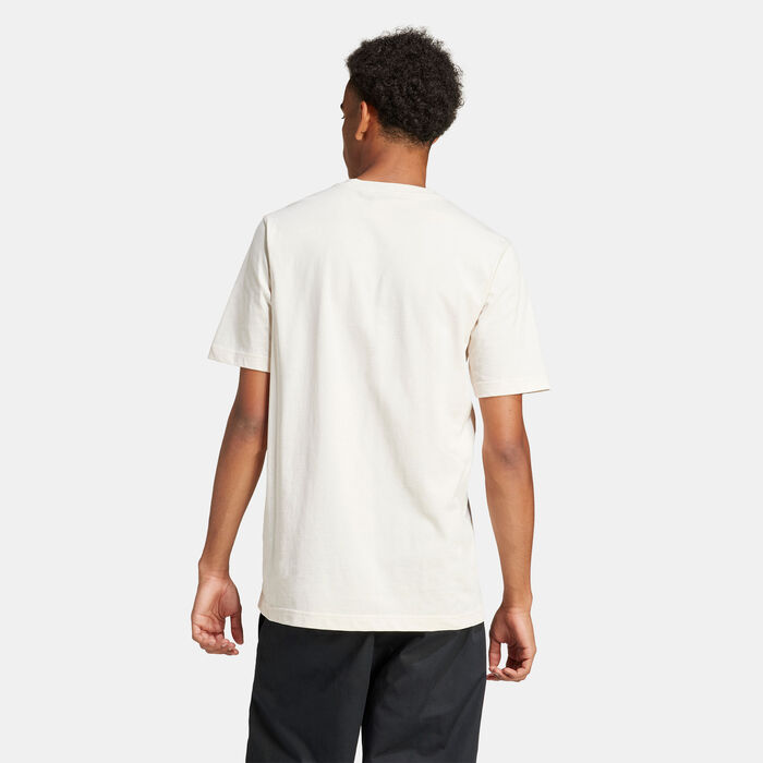 adidas Originals Men's Adicolor Trefoil T-Shirt Beige adidas Originals Men's Adicolor Trefoil T-Shirt Beige image number 1