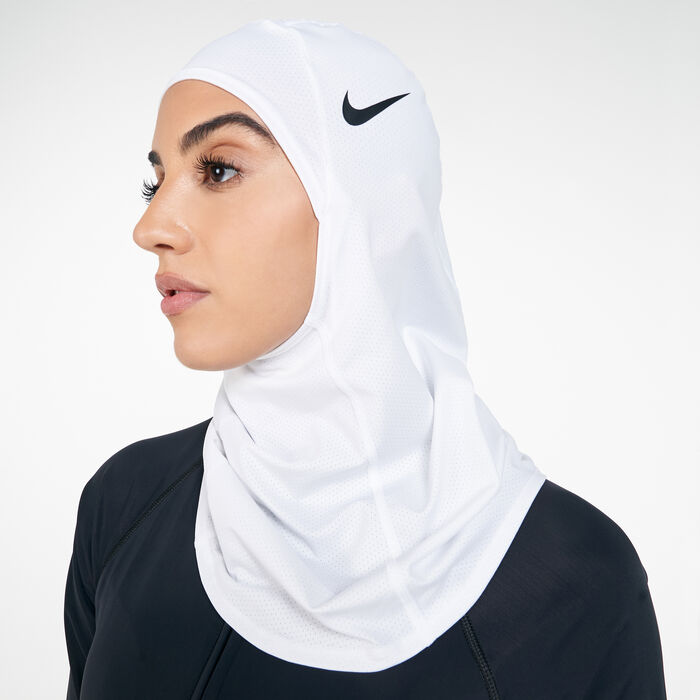 Nike Women's Pro 2.0 Hijab White image number 0