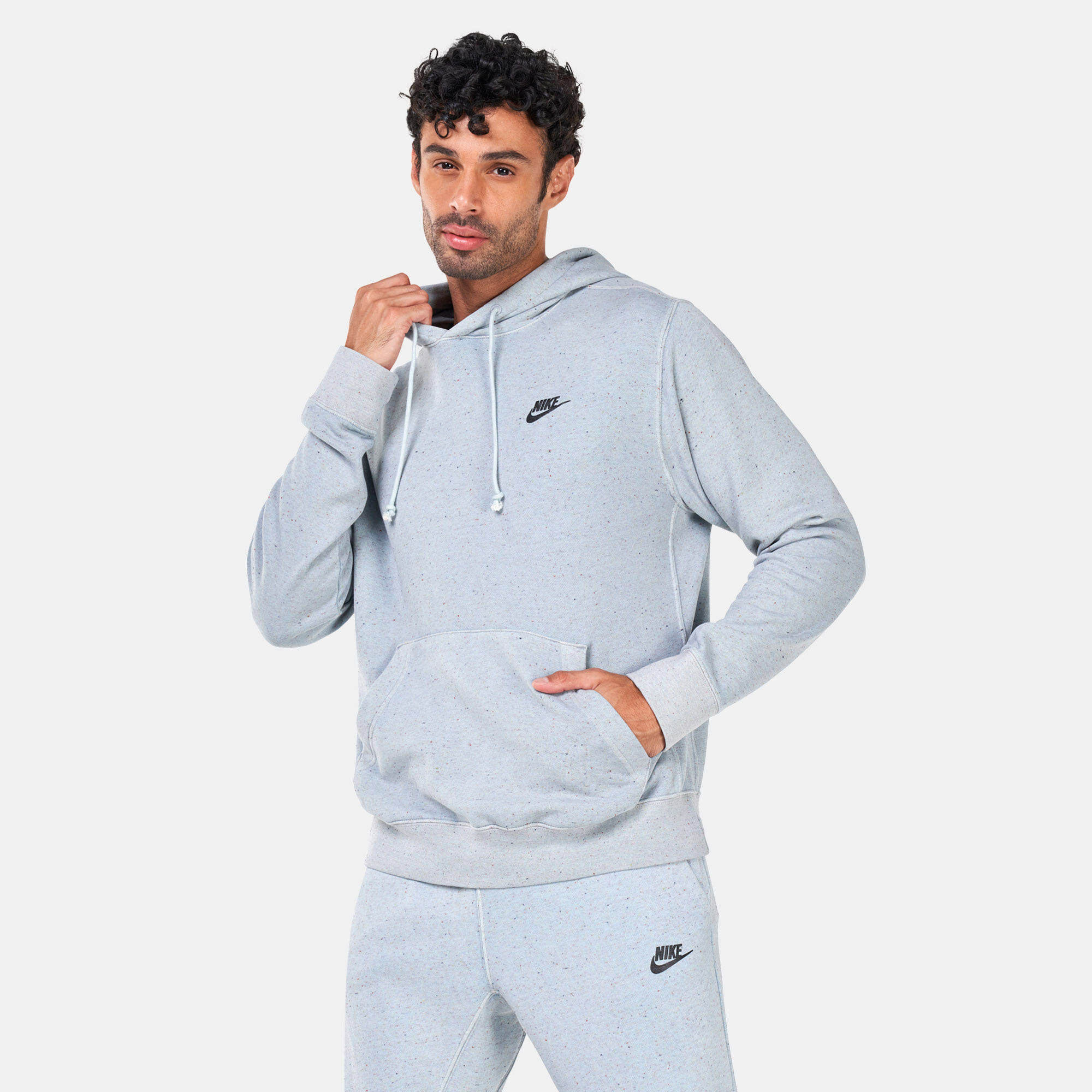Nike cotton fleece pullover hoodie discount