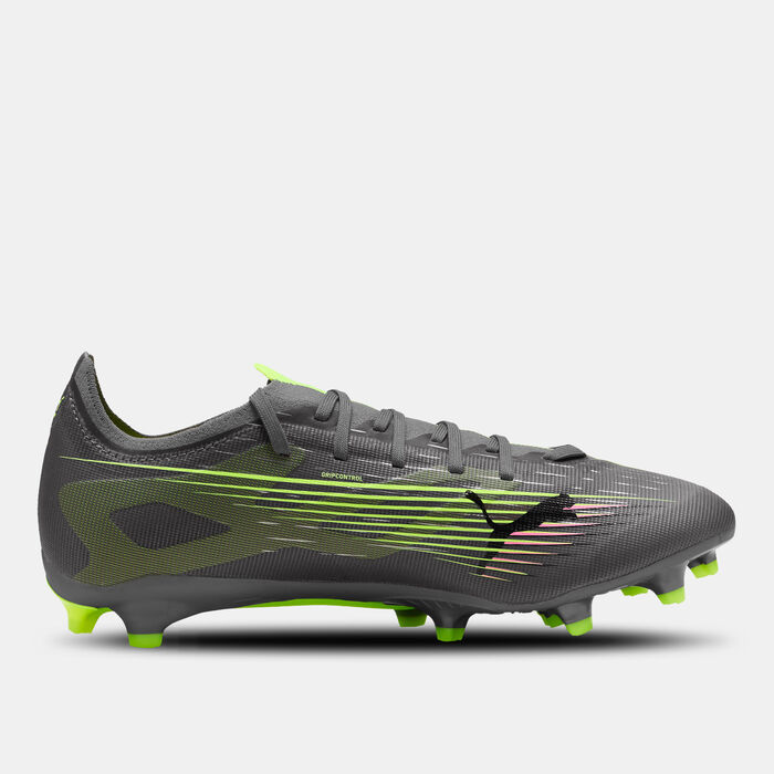 PUMA Men's Ultra 5 Match Firm Ground/Artificial Ground Football Shoes yellow image number 2