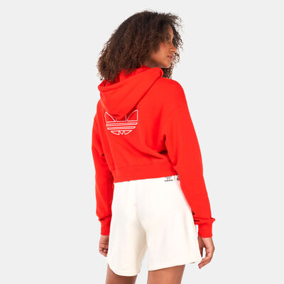 adidas Originals Women's Hoodie Red