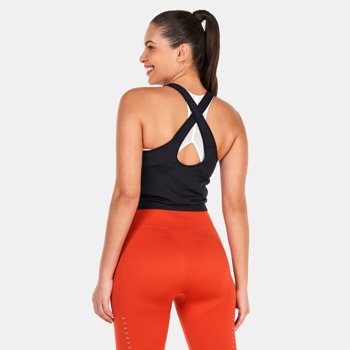 adidas Women's AEROKNIT Tank Top Black image number 1