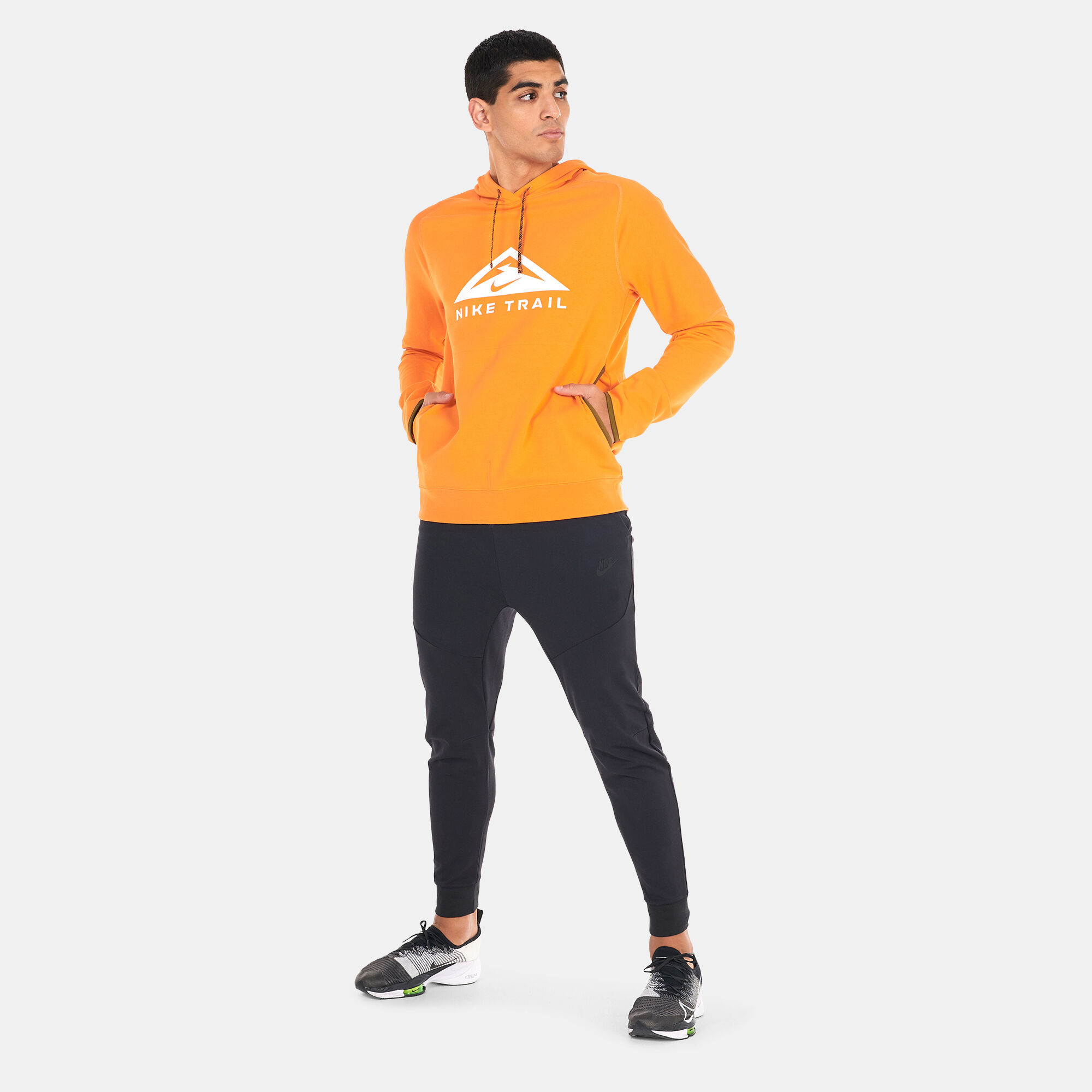 Men s Dri FIT Trail Pullover Trail Running Hoodie