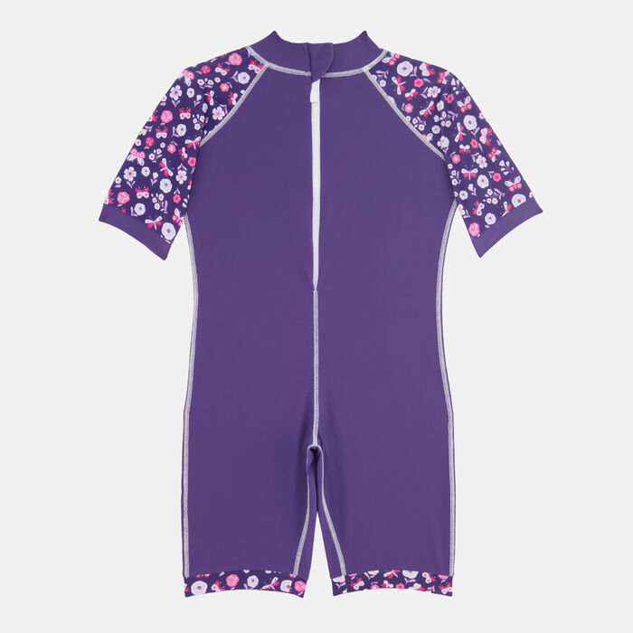 COEGA Kids' Swimming One-Piece Swimsuit Purple COEGA Kids' Swimming One-Piece Swimsuit Purple image number 1