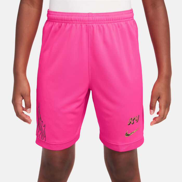 Nike Kids' Kylian Mbappe Dri-FIT Academy25 Football Shorts Pink image number 0