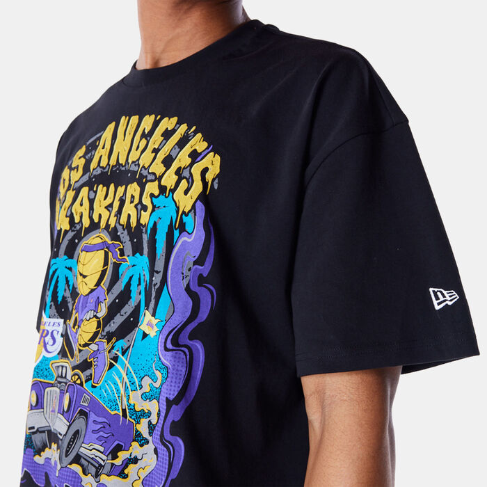 New Era Men's NBA Los Angeles Lakers Graphic T-Shirt Black New Era Men's NBA Los Angeles Lakers Graphic T-Shirt Black image number 2