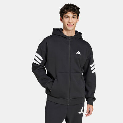 adidas Men's Future Icons 3-Stripes Hoodie Black