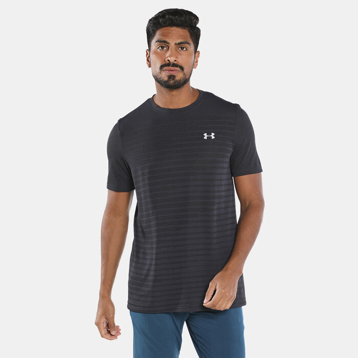 Under Armour Men's Seamless Fade T-Shirt Black Under Armour Men's Seamless Fade T-Shirt Black image number 0