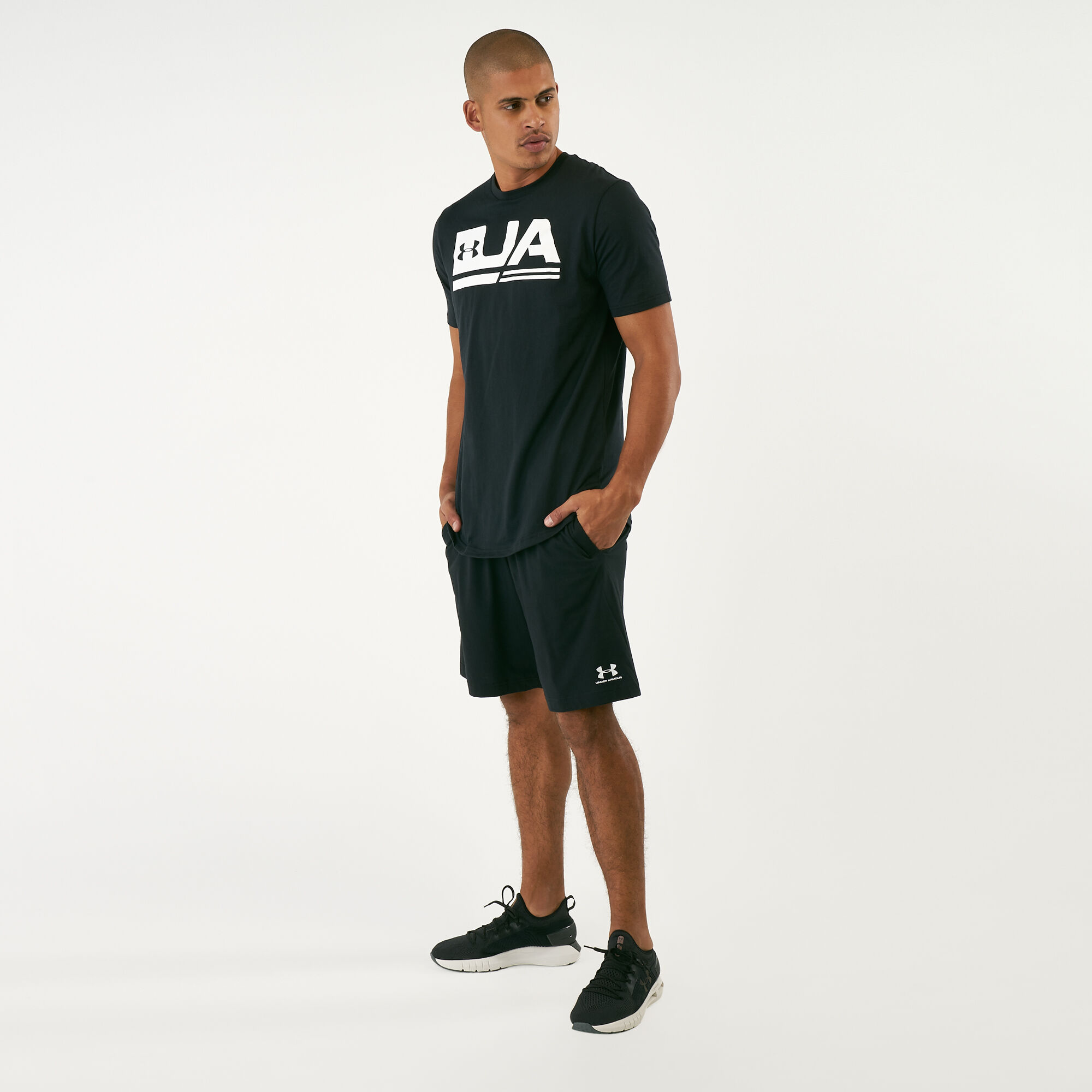 Under armour 2025 mens cotton shorts