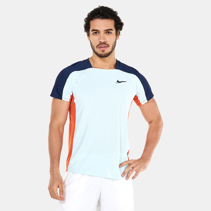 Nike Men's Dri-FIT ADV Slam Tennis T-Shirt Blue Nike Men's Dri-FIT ADV Slam Tennis T-Shirt Blue image number 0