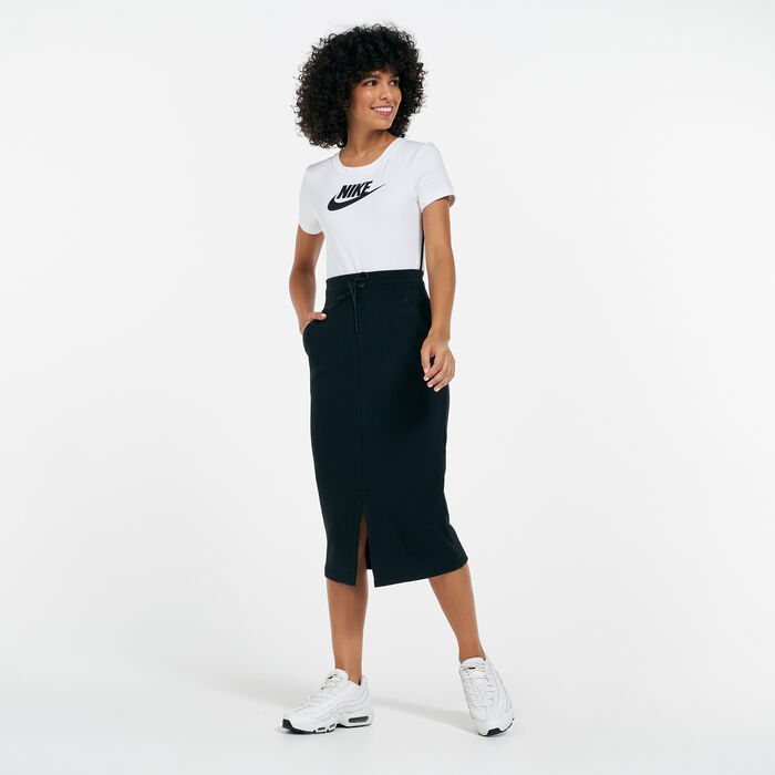 Nike Women's Sportswear Fleece Skirt Black Nike Women's Sportswear Fleece Skirt Black image number 2