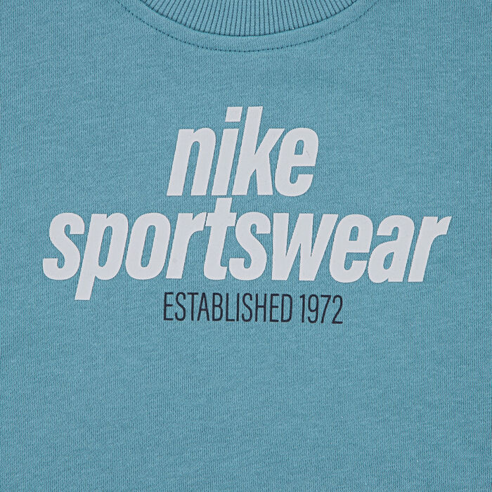 Nike Kids' Club Family T-Shirt and Shorts Set Blue Nike Kids' Club Family T-Shirt and Shorts Set Blue image number 4