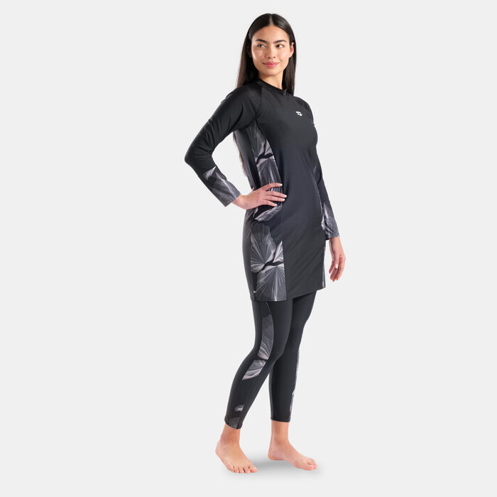 Arena Women's Modesty Swimming Tunic Black Arena Women's Modesty Swimming Tunic Black image number 2
