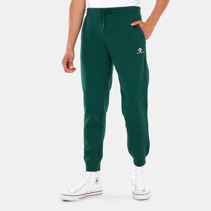Converse Star Chevron Embroidered Sweatpants Green Converse Star Chevron Embroidered Sweatpants Green image number 0