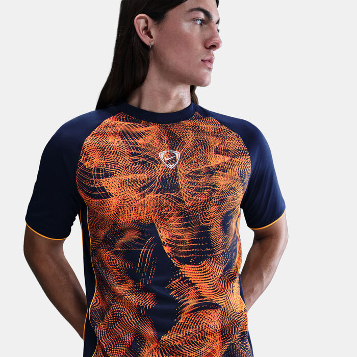 Nike Men's Academy+ Dri-FIT Football Top Blue Nike Men's Academy+ Dri-FIT Football Top Blue image number 3