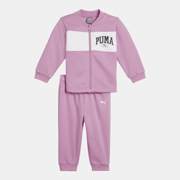 PUMA Kids' Minicats Squad Jacket and Joggers Set Pink image number 0
