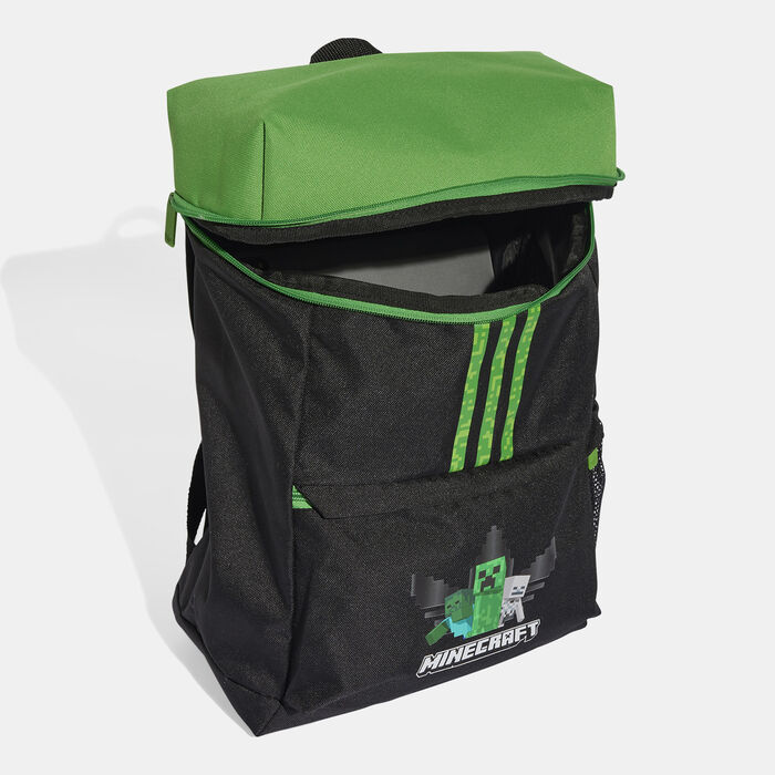 adidas Kids' Minecraft Backpack Black adidas Kids' Minecraft Backpack Black image number 3