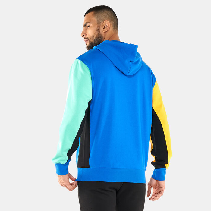 PUMA Men's Classics Block Hoodie Blue PUMA Men's Classics Block Hoodie Blue image number 1