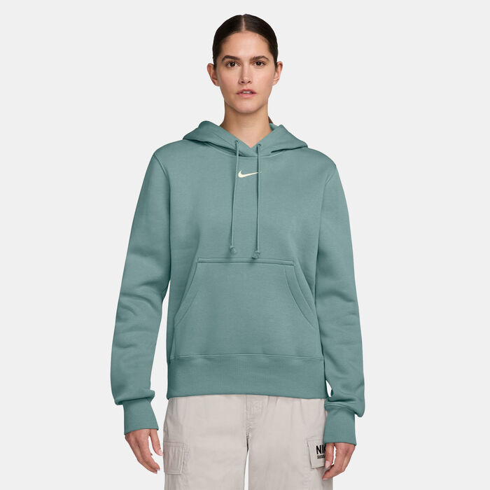 Nike Women's Sportswear Phoenix Fleece Hoodie Green Nike Women's Sportswear Phoenix Fleece Hoodie Green image number 0