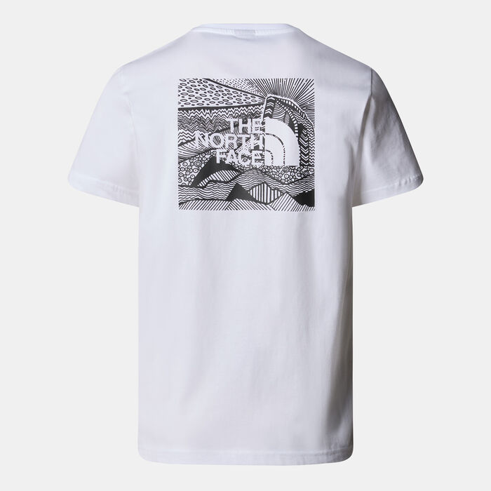 The North Face Men's Redbox Celebration T-Shirt White The North Face Men's Redbox Celebration T-Shirt White image number 1
