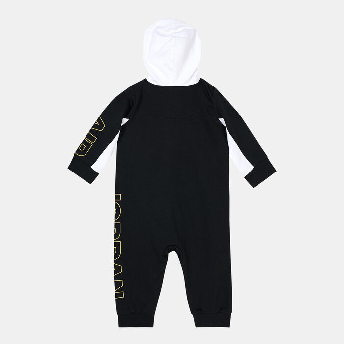 Jordan Kids' Holiday Shine Hooded Overall (Baby and Toddler) Black Jordan Kids' Holiday Shine Hooded Overall (Baby and Toddler) Black image number 1