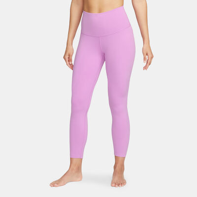 Nike Women's Yoga High-Waisted 7/8 Leggings Pink