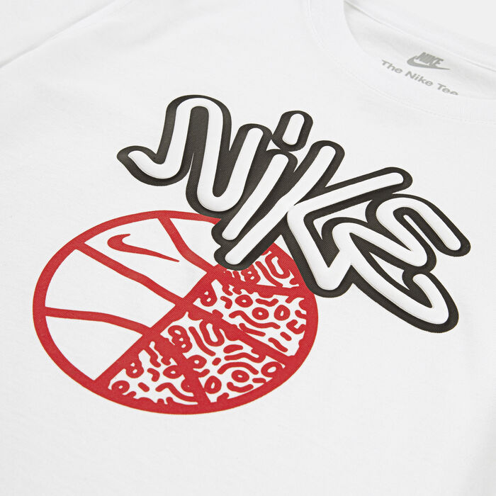 Nike Kids' Basketball Handstyle Graphic T-Shirt Black Nike Kids' Basketball Handstyle Graphic T-Shirt Black image number 2