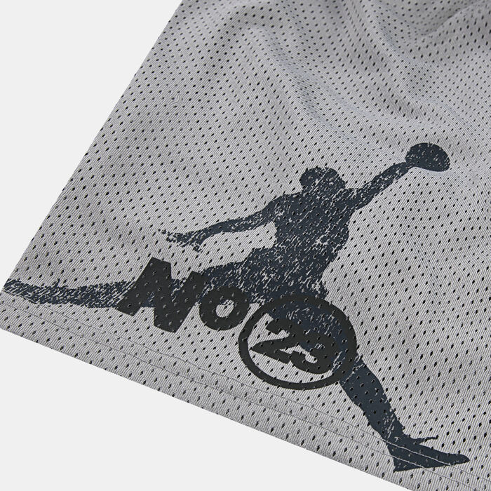 Jordan Kids' 1984 Jumpman Mesh Shorts Grey image number 2