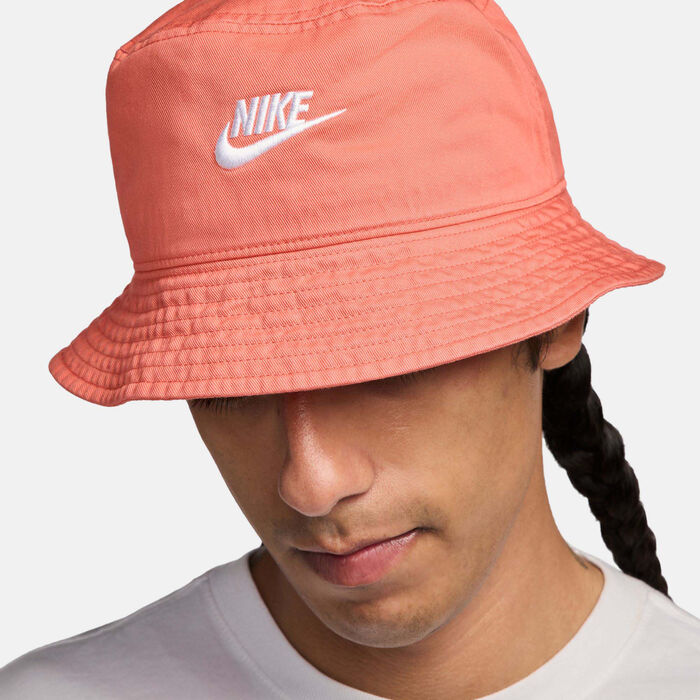 Nike Apex Washed Bucket Hat Orange Nike Apex Washed Bucket Hat Orange image number 2