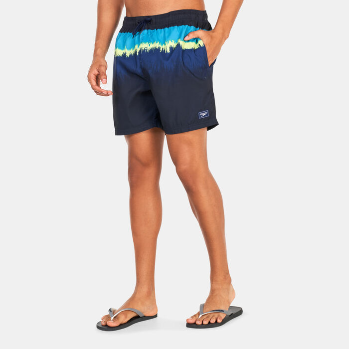 Speedo Men's Placement Leisure 16-Inch Swimming Shorts Blue Speedo Men's Placement Leisure 16-Inch Swimming Shorts Blue image number 0