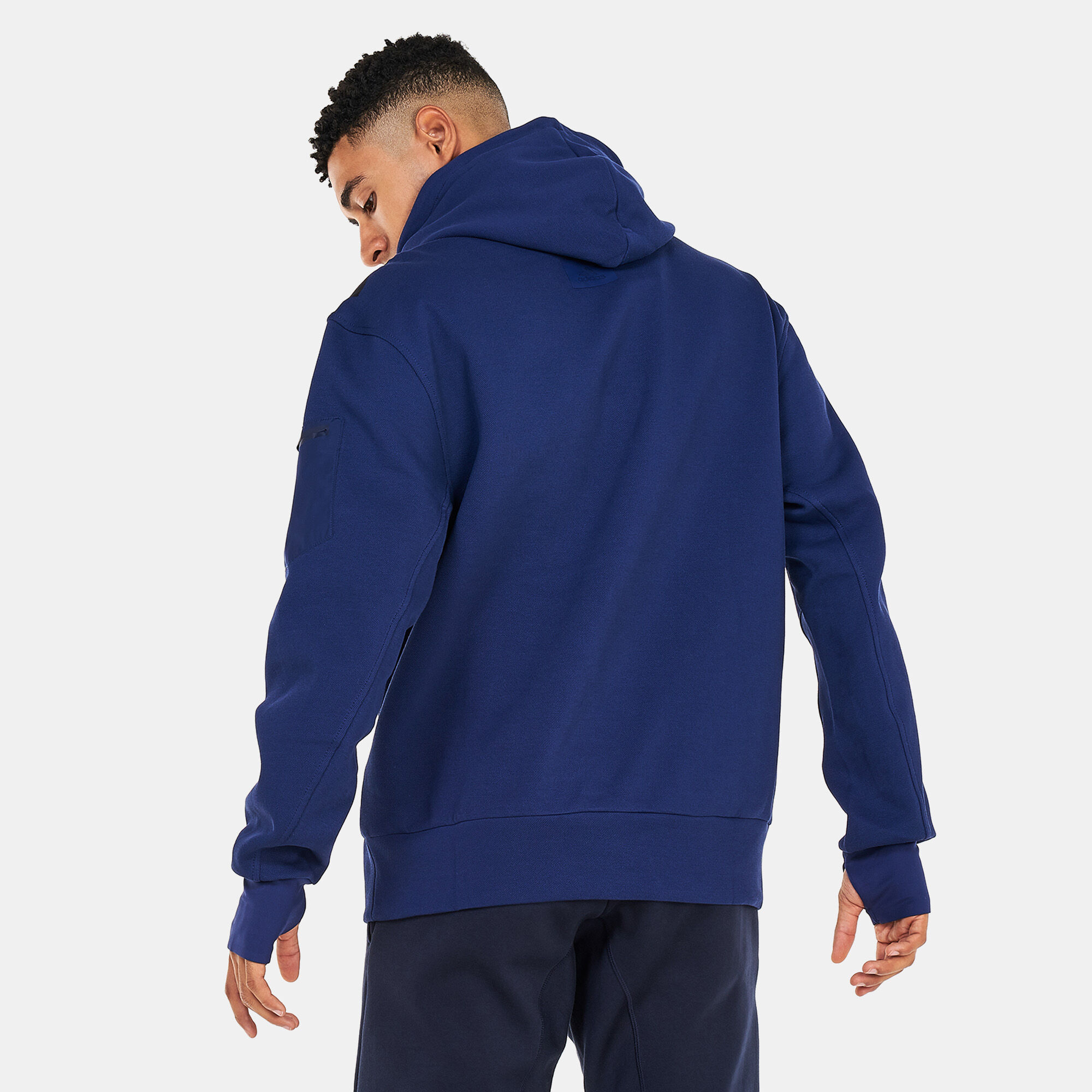Adidas training navy blue sweatshirt hot sale