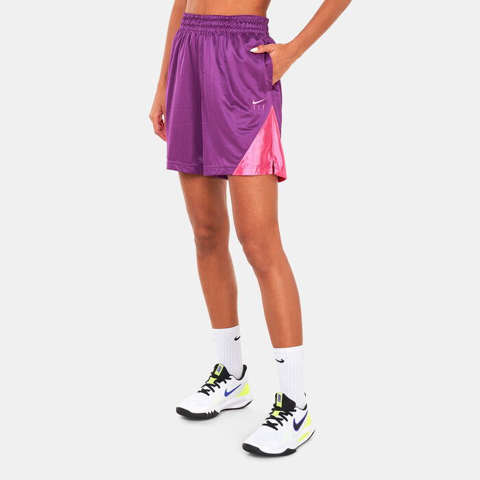 Nike Women's Dri-FIT ISoFly Basketball Shorts Purple image number 0