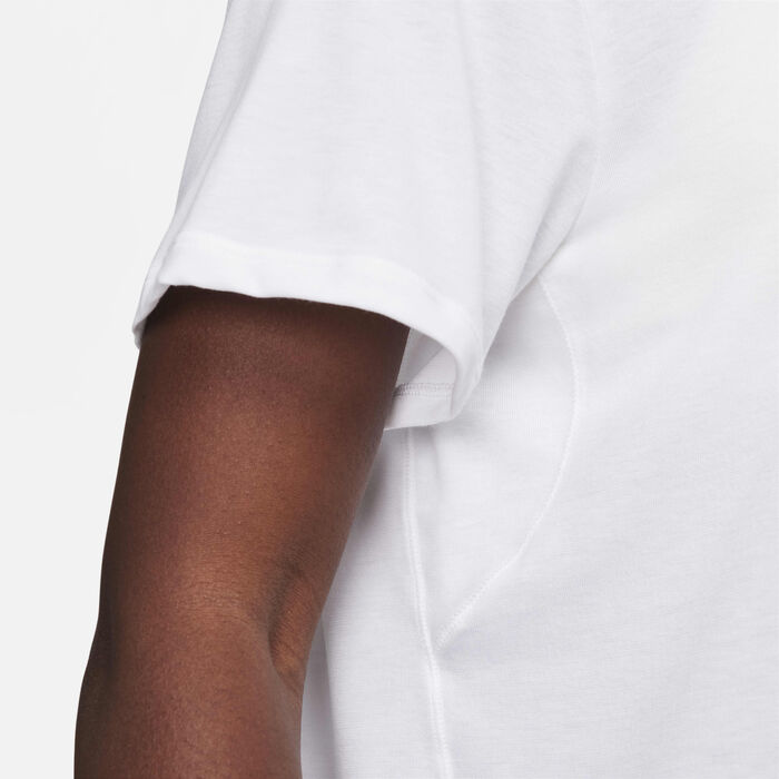 Nike Women's One Dri-FIT Training Top White Nike Women's One Dri-FIT Training Top White image number 4