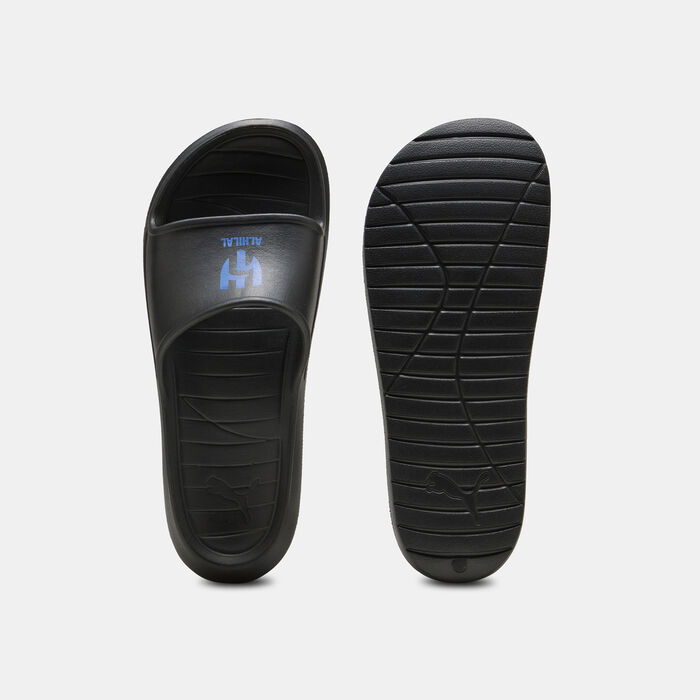 PUMA Kids' Divecat v2 Lite Al Hilal Slides Black PUMA Kids' Divecat v2 Lite Al Hilal Slides Black image number 3