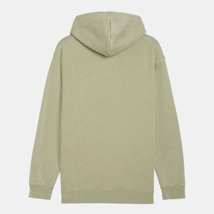 PUMA Men's Essentials Elevated Hoodie Green PUMA Men's Essentials Elevated Hoodie Green image number 1