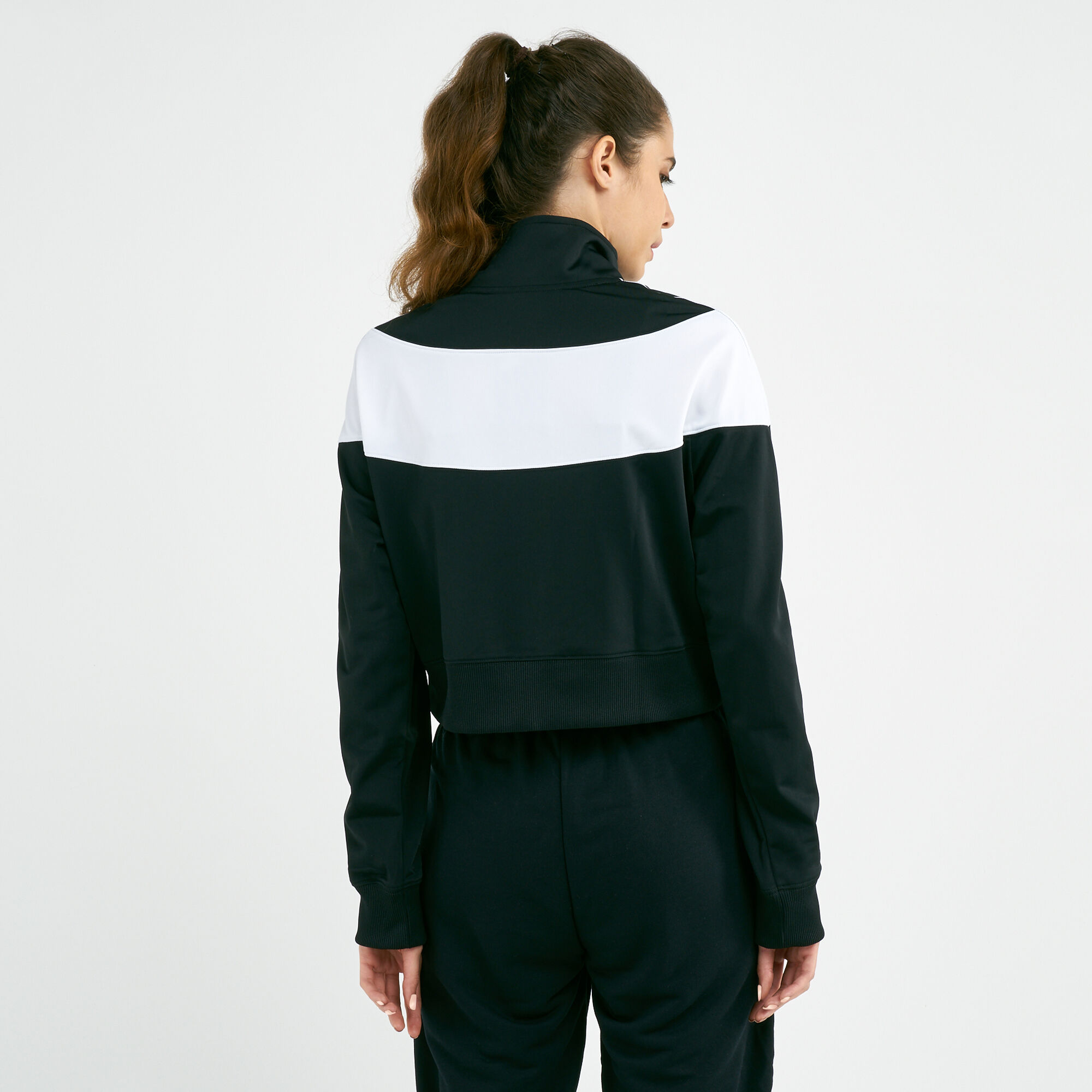 Nike women's sportswear best sale heritage track jacket