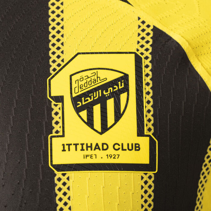 Nike Men's Al-Ittihad 2024/25 Home Authentic Football Jersey yellow Nike Men's Al-Ittihad 2024/25 Home Authentic Football Jersey yellow image number 3