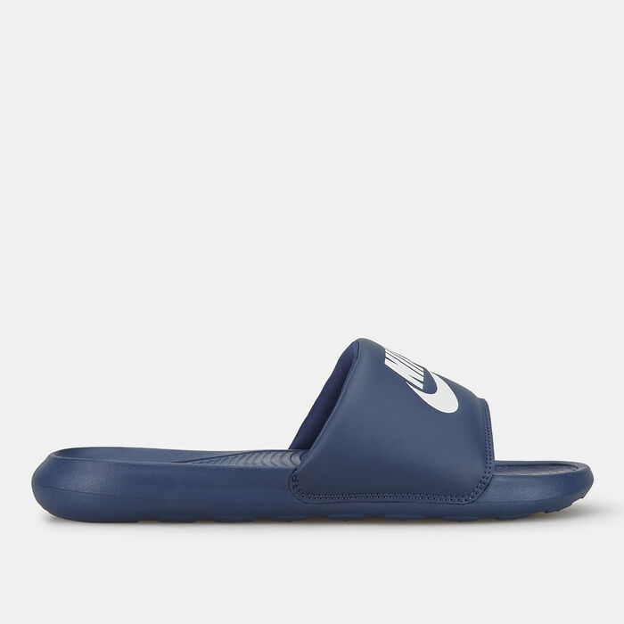 Nike Men's Victori One Slides Blue Nike Men's Victori One Slides Blue image number 1