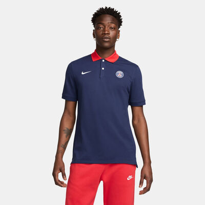 Nike Men's Paris Saint-Germain Dri-FIT Polo Shirt Blue