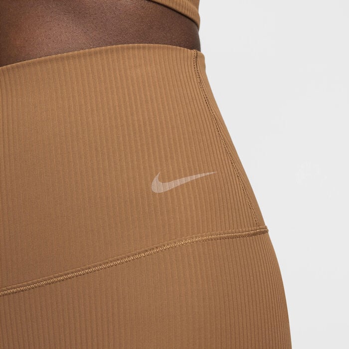 Nike Women's Zenvy 7/8 Yoga Leggings Brown Nike Women's Zenvy 7/8 Yoga Leggings Brown image number 4
