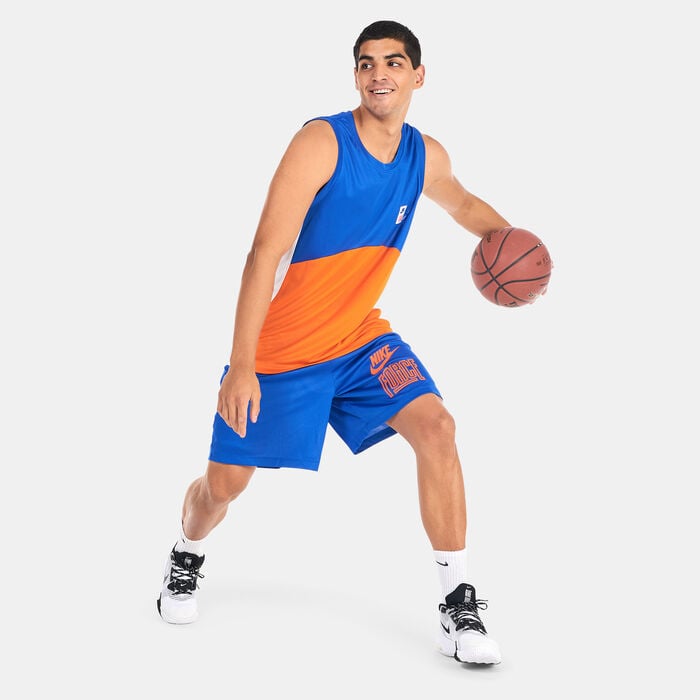 Nike Men's Dri-FIT Starting 5 Basketball Shorts Blue Nike Men's Dri-FIT Starting 5 Basketball Shorts Blue image number 2