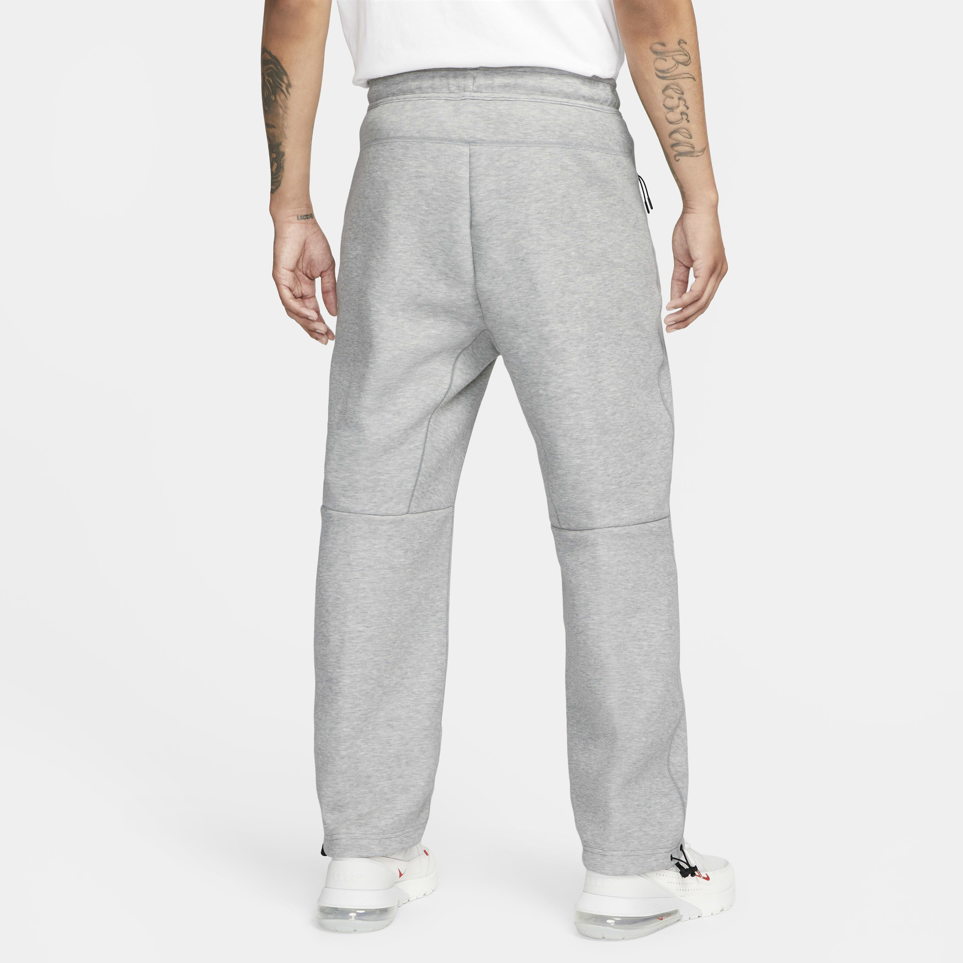 Nike tech fleece bottoms grey online