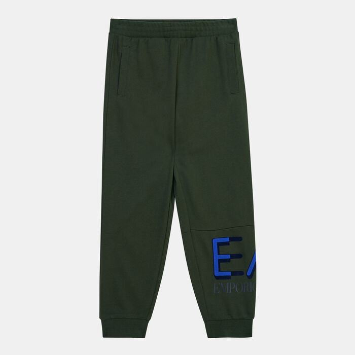 EA7 Emporio Armani Kids' Logo Track Pants Green EA7 Emporio Armani Kids' Logo Track Pants Green image number 0