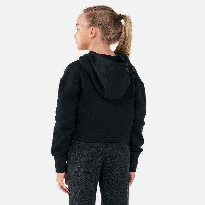 Nike Kids' Sportswear Club Fleece Icon Clash Hoodie (Older Kids) Black Nike Kids' Sportswear Club Fleece Icon Clash Hoodie (Older Kids) Black image number 1
